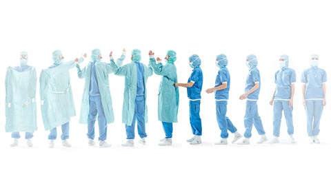 Abbigliamento di Sala Operatoria Mölnlycke